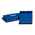 School Smart Foam Rubber Pre-Inked Stamp Pad, 3 L x 4 W in, Blue FS-603-BLUE